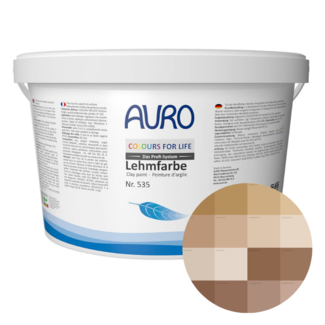 Auro 535 Colours For Life | Premium Leemverf | 1 liter | Bruintinten