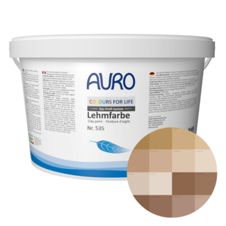 Auro 535 CFL Leemverf | 2,5L | bruin tinten