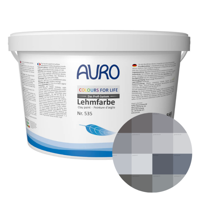 Auro 535 CFL Leemverf | 1L | grijs tinten