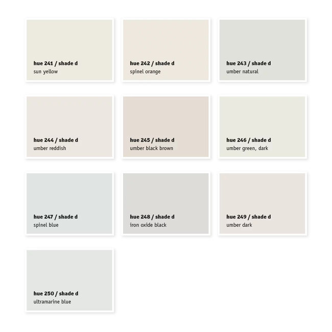 Kreidezeit Kreidezeit pigmenten