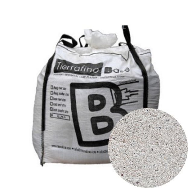 Tierrafino Base S1 | lichtgrijze leem | zonder stro | aardvochtig | bigbag à 1200kg