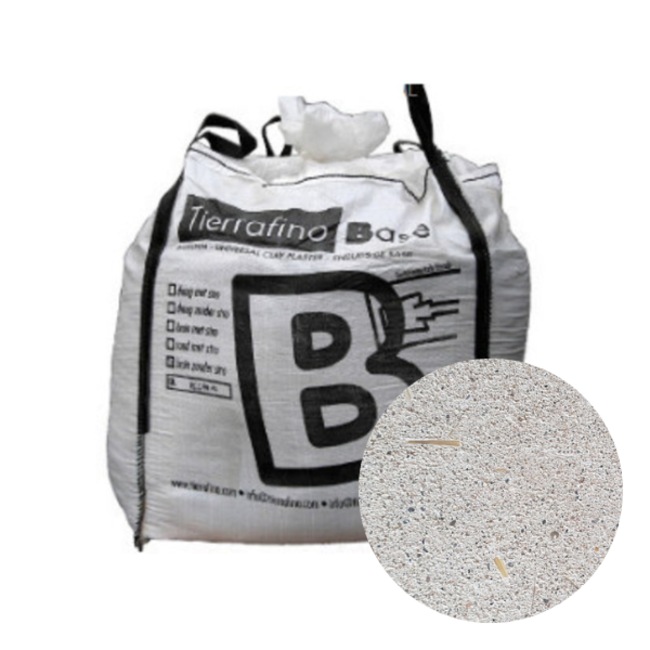 Tierrafino Base S1 | met stro | lichtgrijze leem | aardvochtig | bigbag à 1200kg