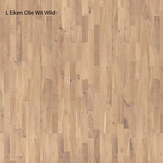 Aanbieding: Eiken L Wild Wit houten vloer