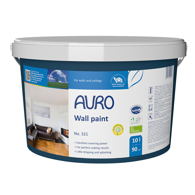 Auro 321 | Muurverf | Porselein wit