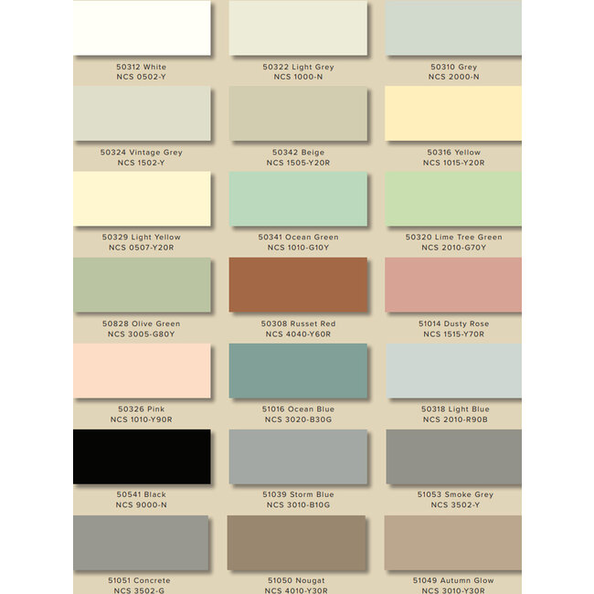 Allbäck  Linus Lijnoliemuurverf | Kleur