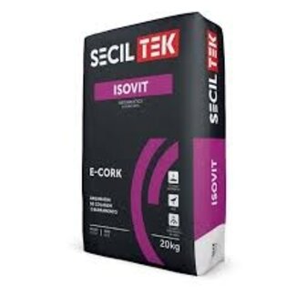 Seciltek Isovit E-cork | Kalkhechtmortel voor Kurk | 20 kg Seciltek Isovit E-cork | Kalkhechtmortel voor Kurk | 20 kg