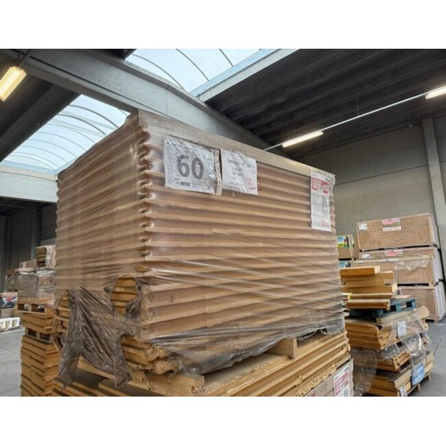 Gutex Uitverkoop:  Thermowall T+G, 60mm, 180x60cm, 80 platen, 77,76m2