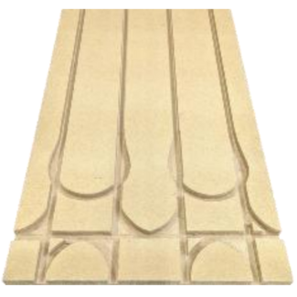WEM  WEM Houtvezel Montageplaat | bocht | 30mm | 100 x 50cm | 100% PEFC