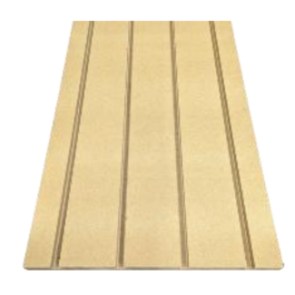 WEM  WEM Houtvezel Montageplaat | recht | 30mm | 100 x 50cm