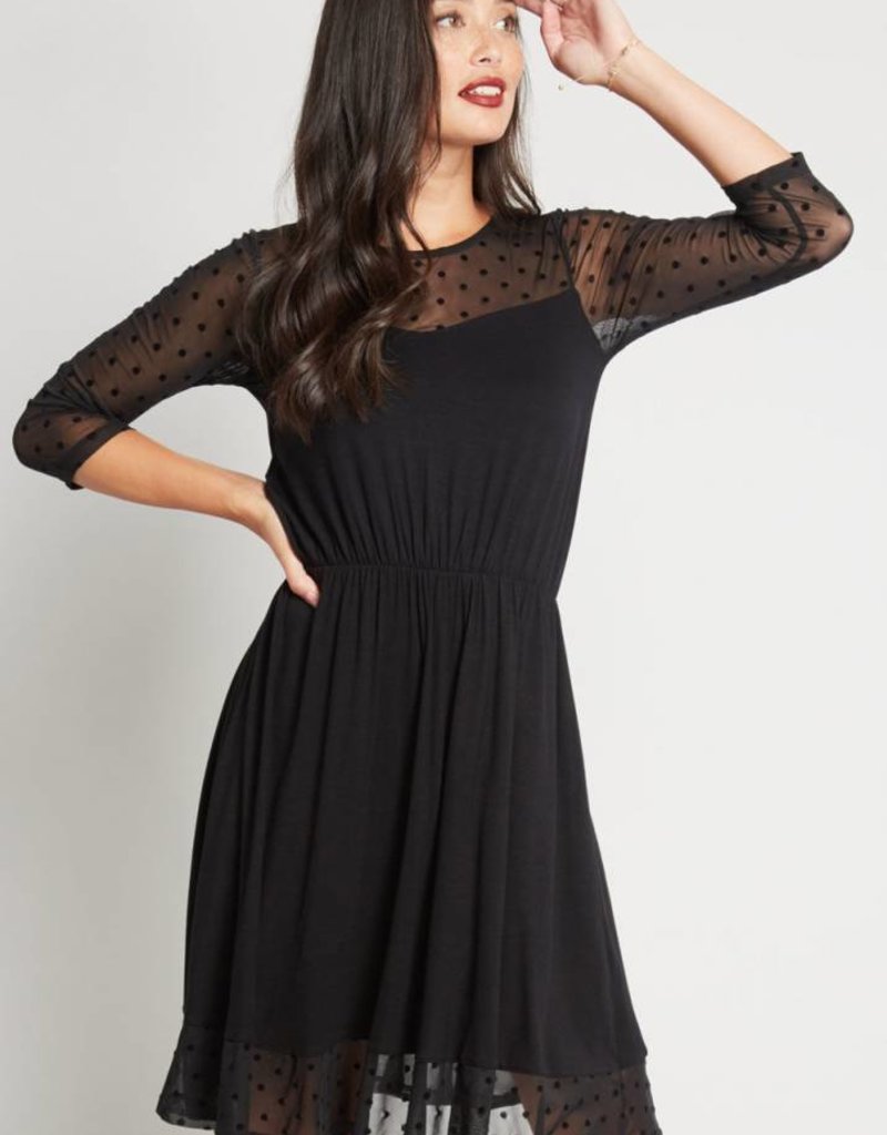 Alice + Olivia Black Cocktail Dress