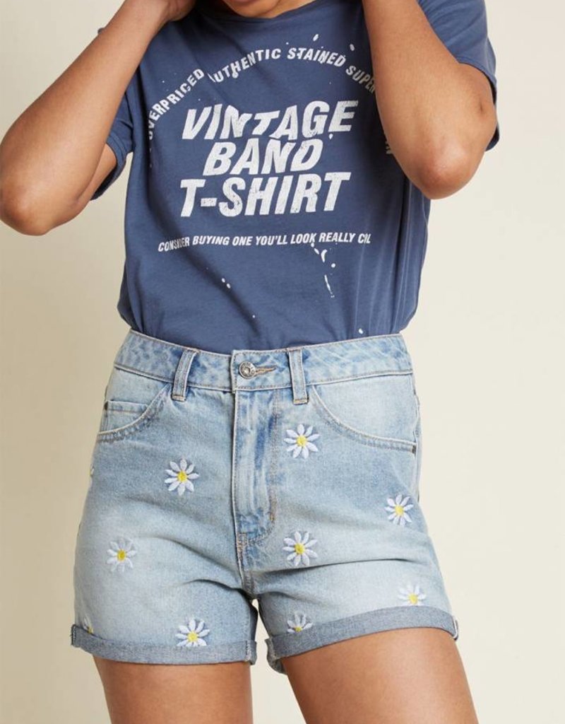 Daisy Denim Shorts