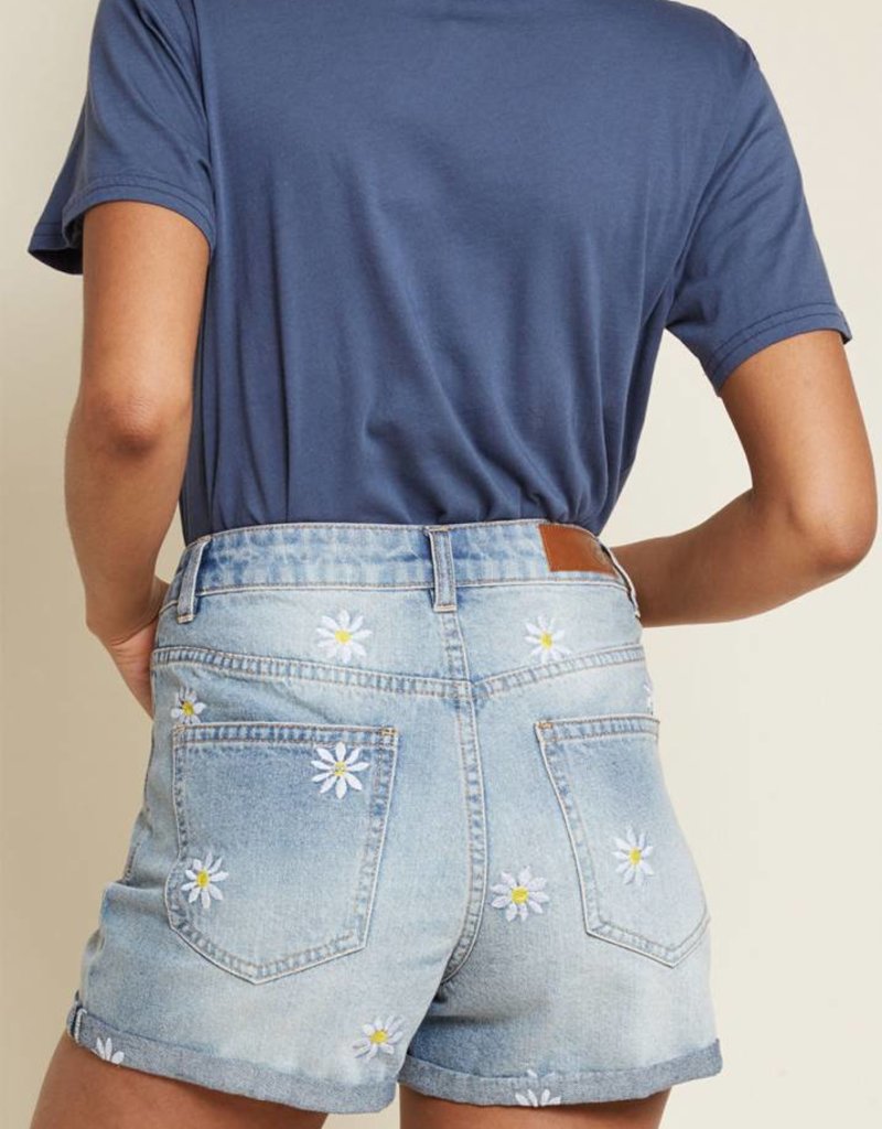 Daisy Denim Shorts