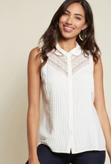 Splendid White Diamond Blouse