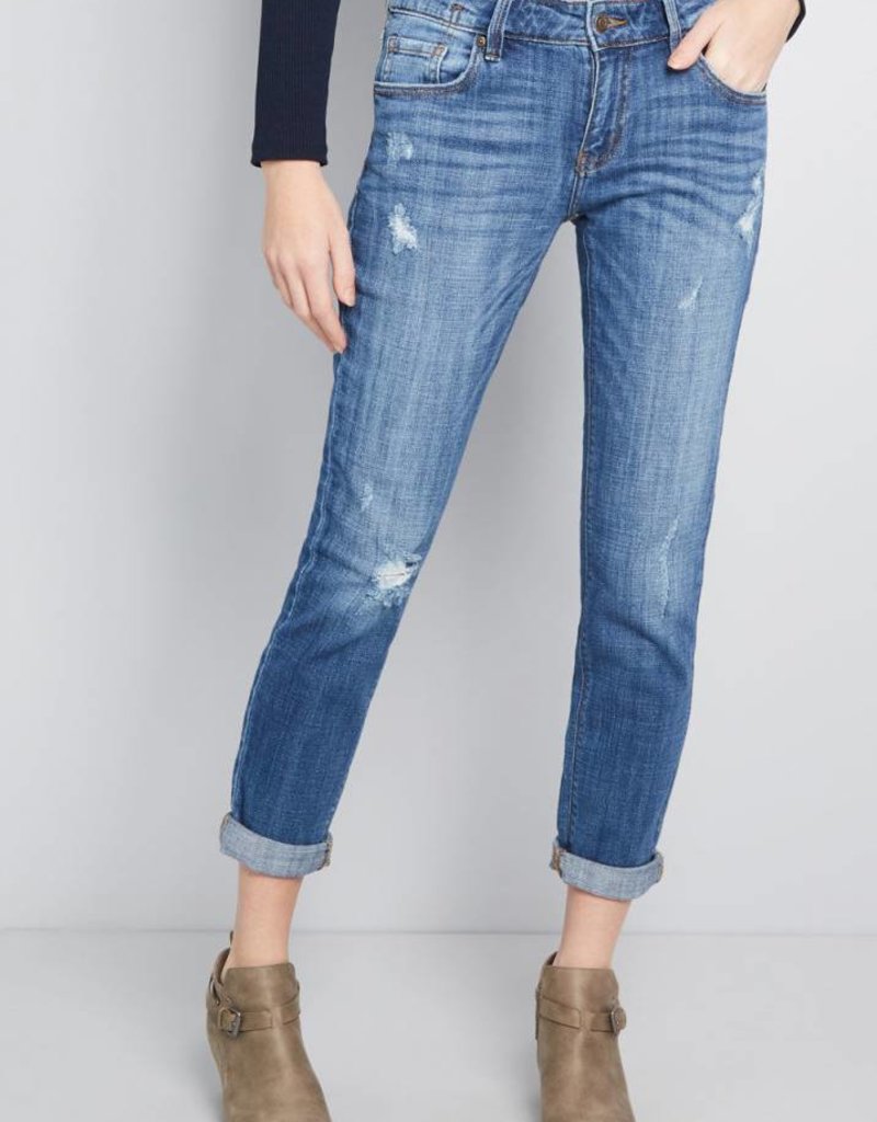 Light Wash Ankle Jeans