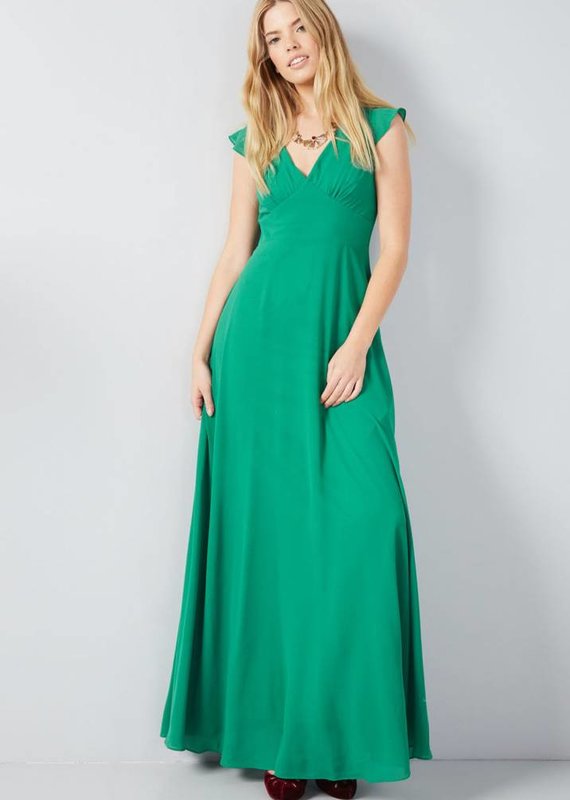 Splendid Emerald Maxi Dress