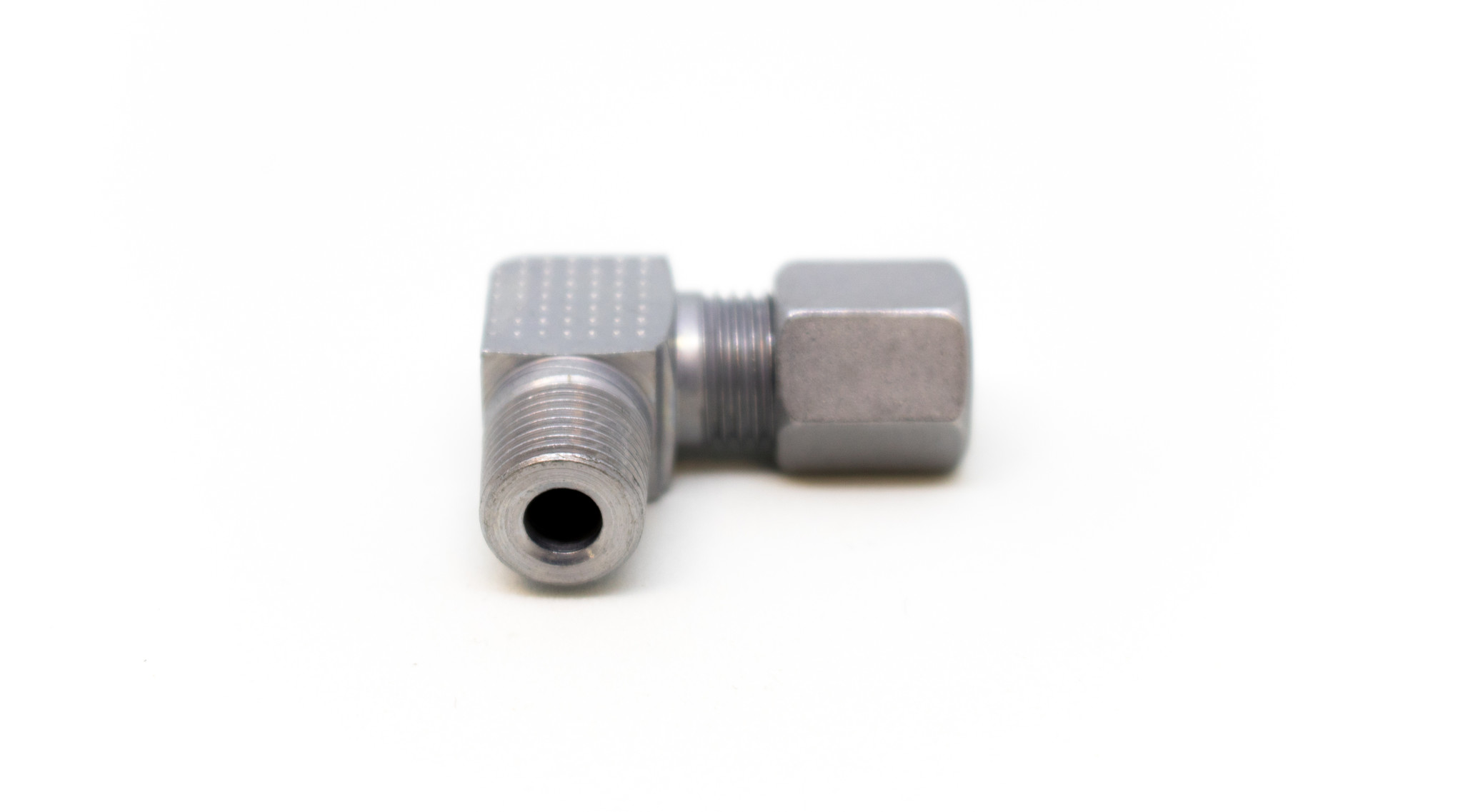 Inschroefkoppeling haaks RVS