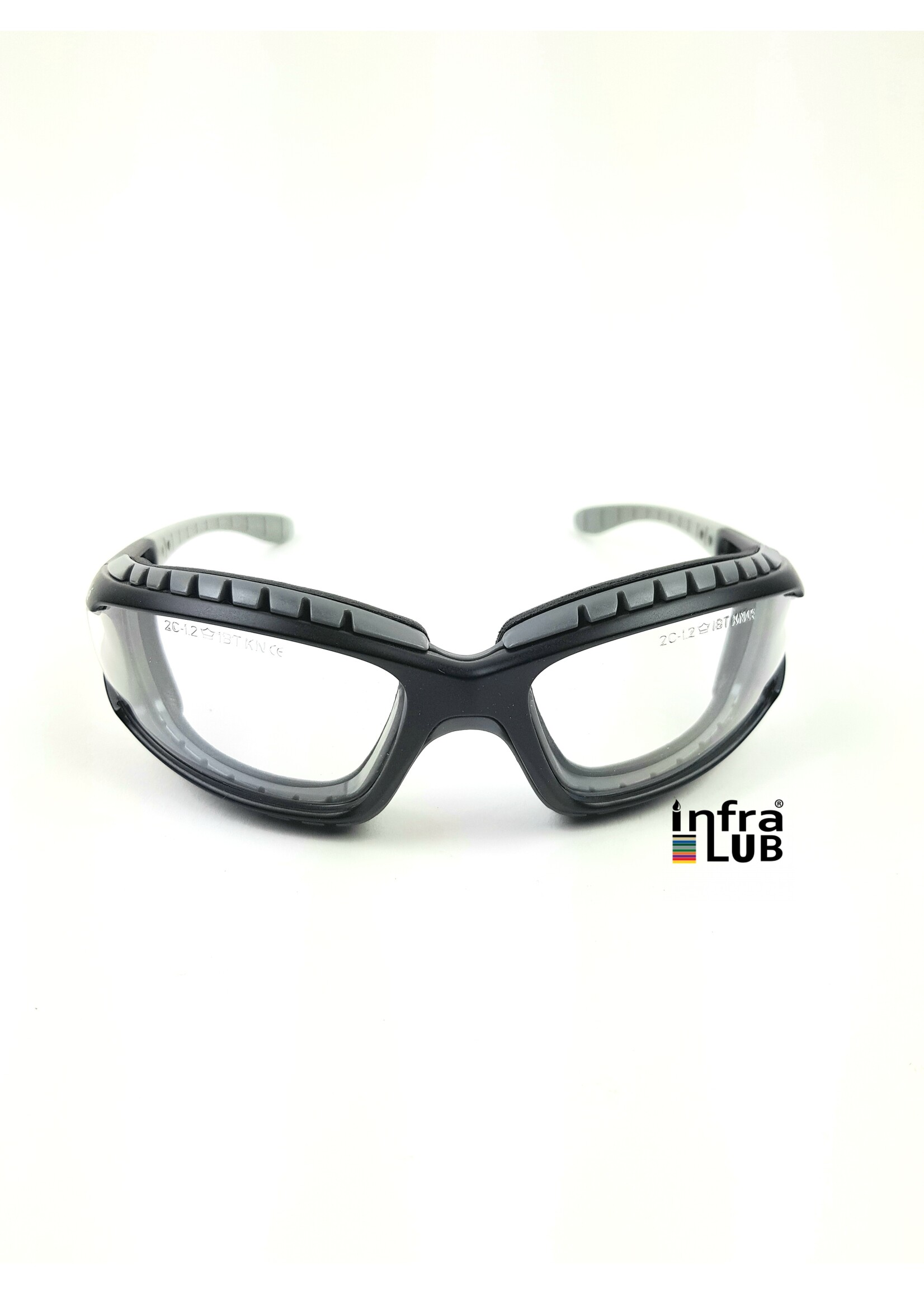 Bollé Safety Bollé Tracker II Tactical Bril clear platinum zwart