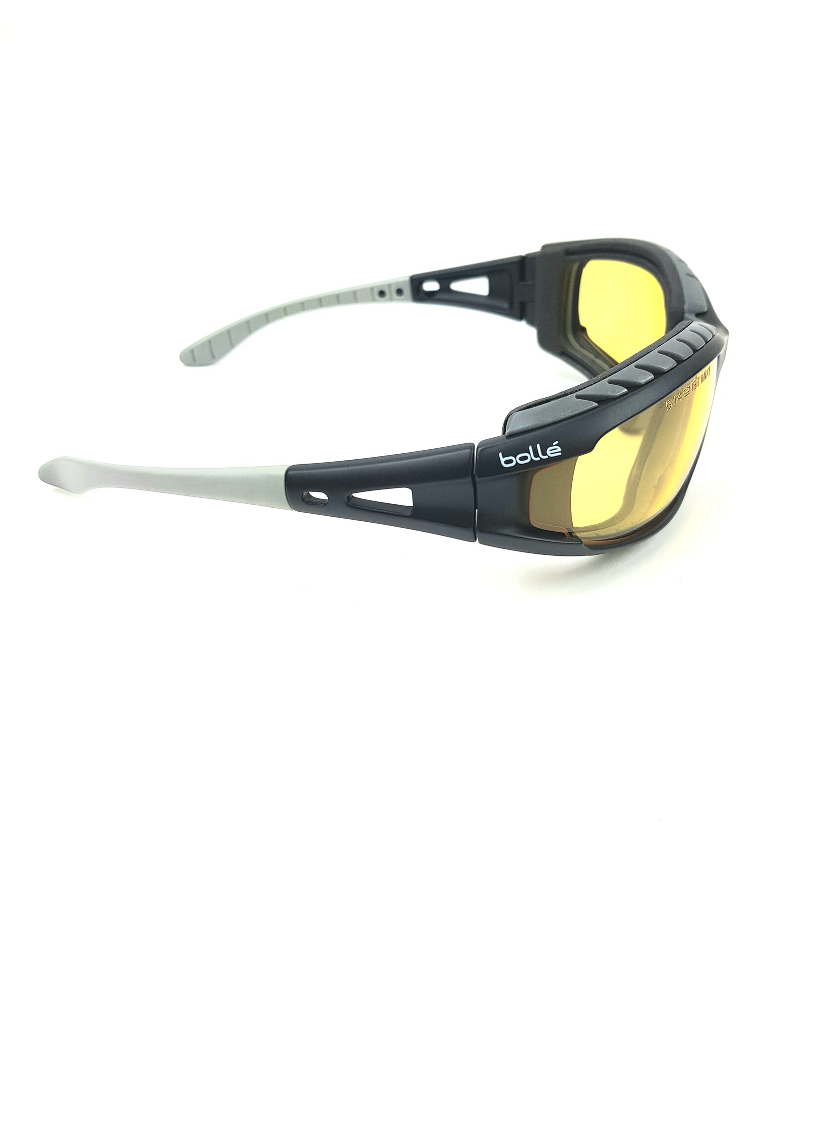 Bollé Safety Bollé Tracker II Tactical Bril Yellow lens platinum zwart