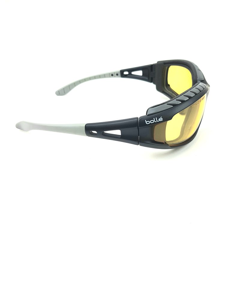 Bollé Safety Bollé Tracker II Tactical Bril Yellow lens platinum zwart