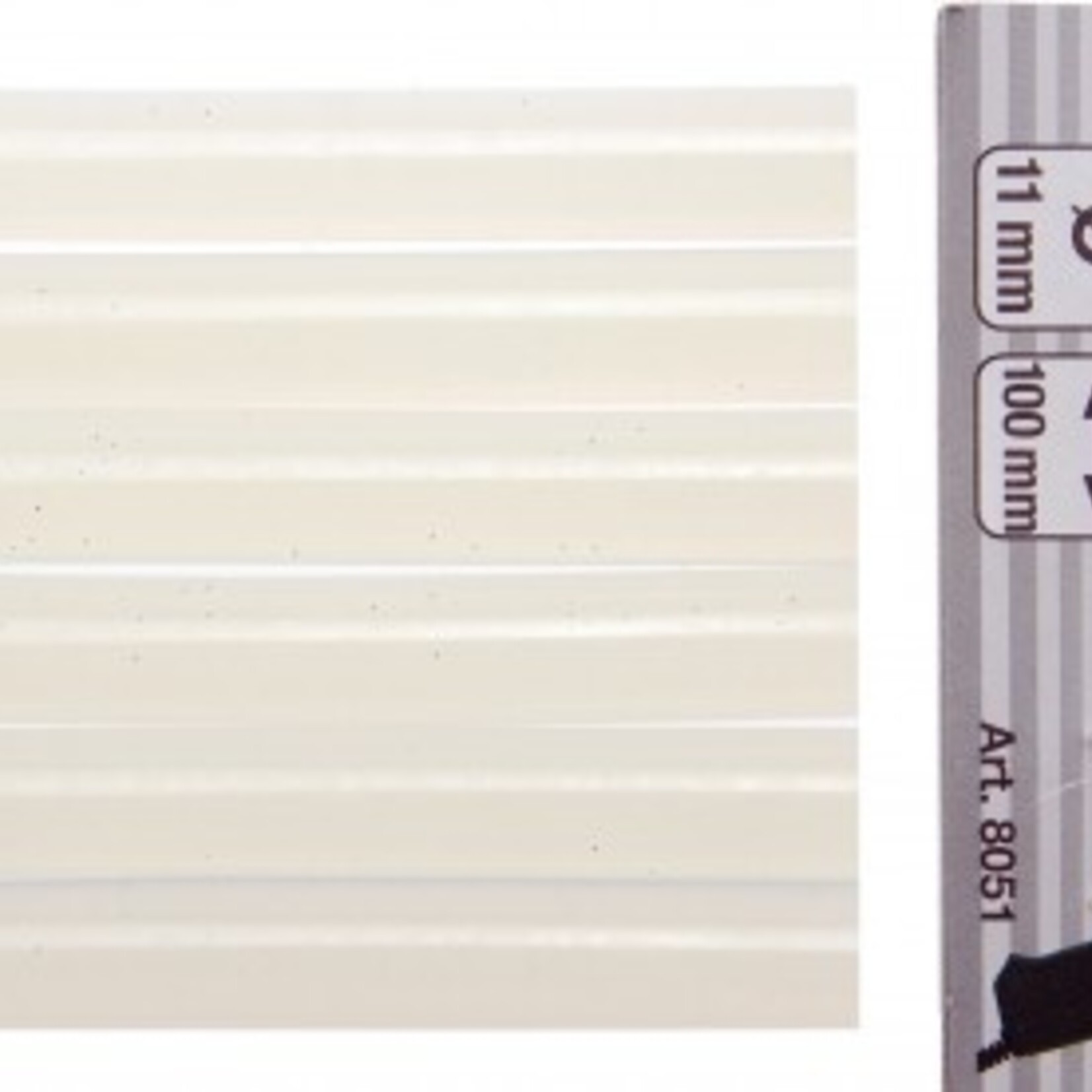 BGS Lijmpatronen transparant | Ø 11 mm, 100 mm | 6 stuks