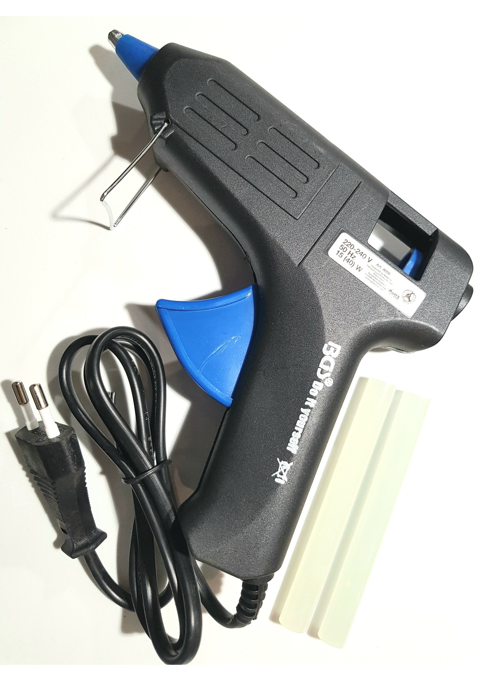 BGS Lijmpistool | Lijmpatronen Ø 11 mm | Vermogen 40 W | 170 ° C