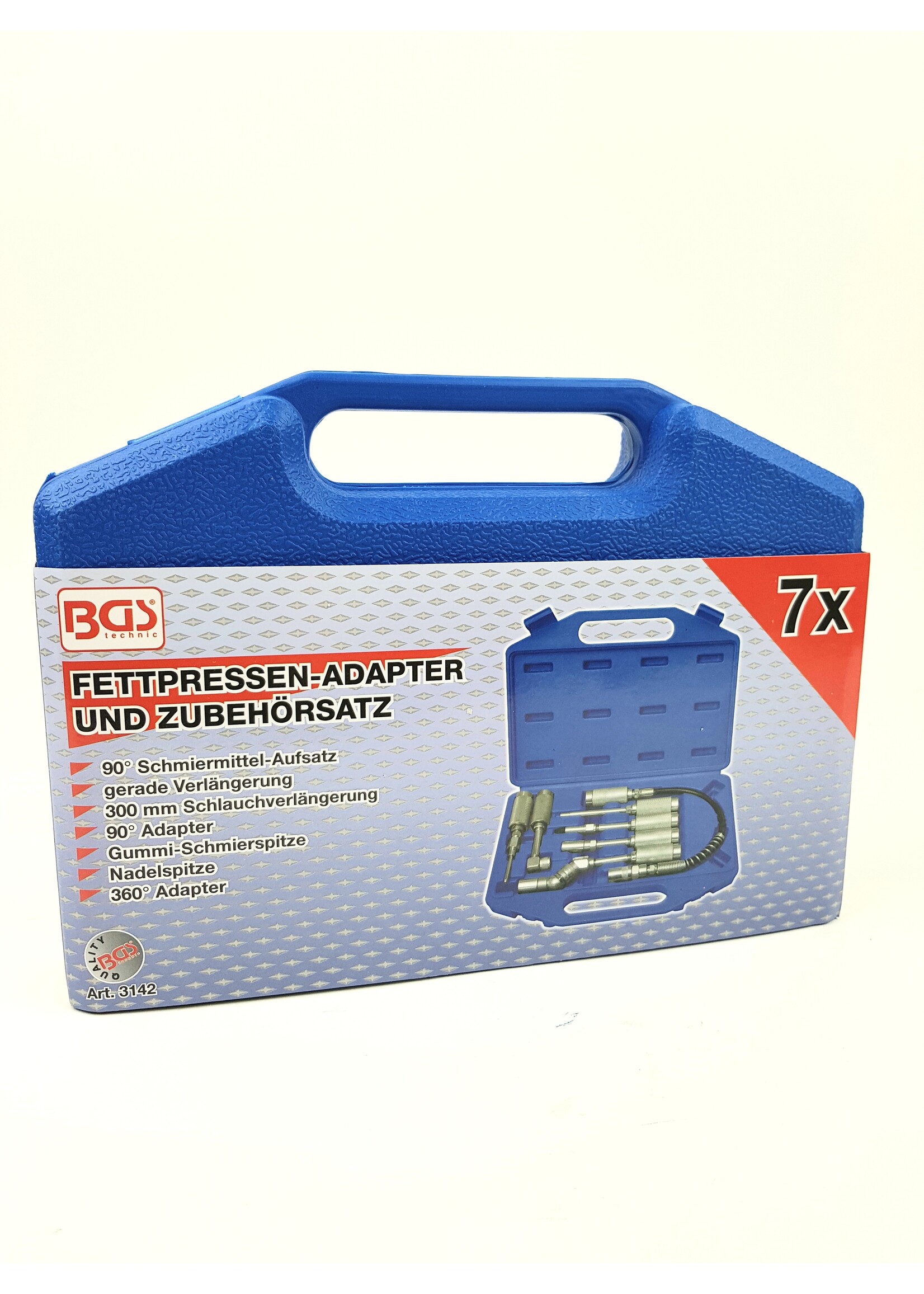 BGS Smeermondstukken adapterset 7-dlg.