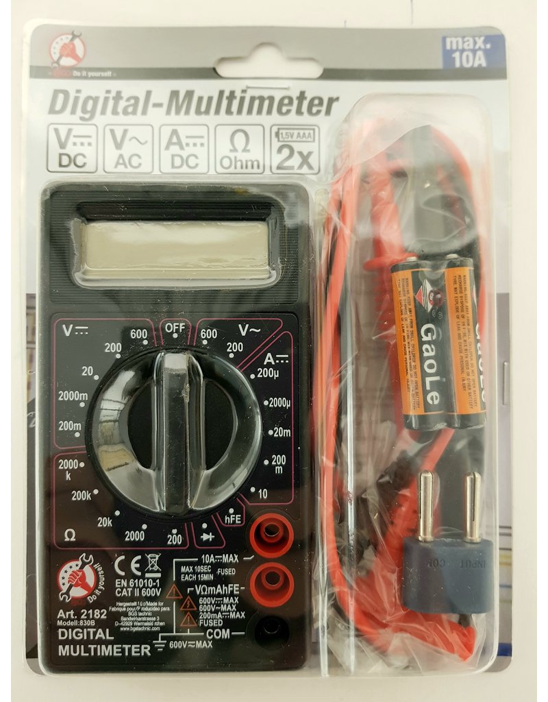 BGS Multimeter | Universeelmeter | 3,5 Digits LCD