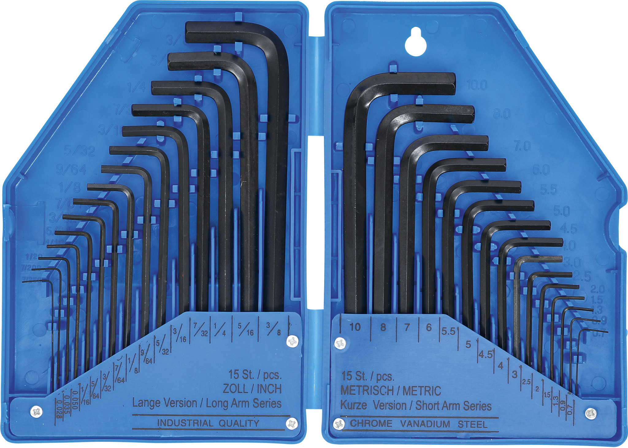 Inbussleutelset | Inch / metrisch