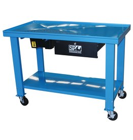 Sptoolseurope HEAVY DUTY DEMONTEERTAFEL MET OLIE OPVANG SYSTEEM