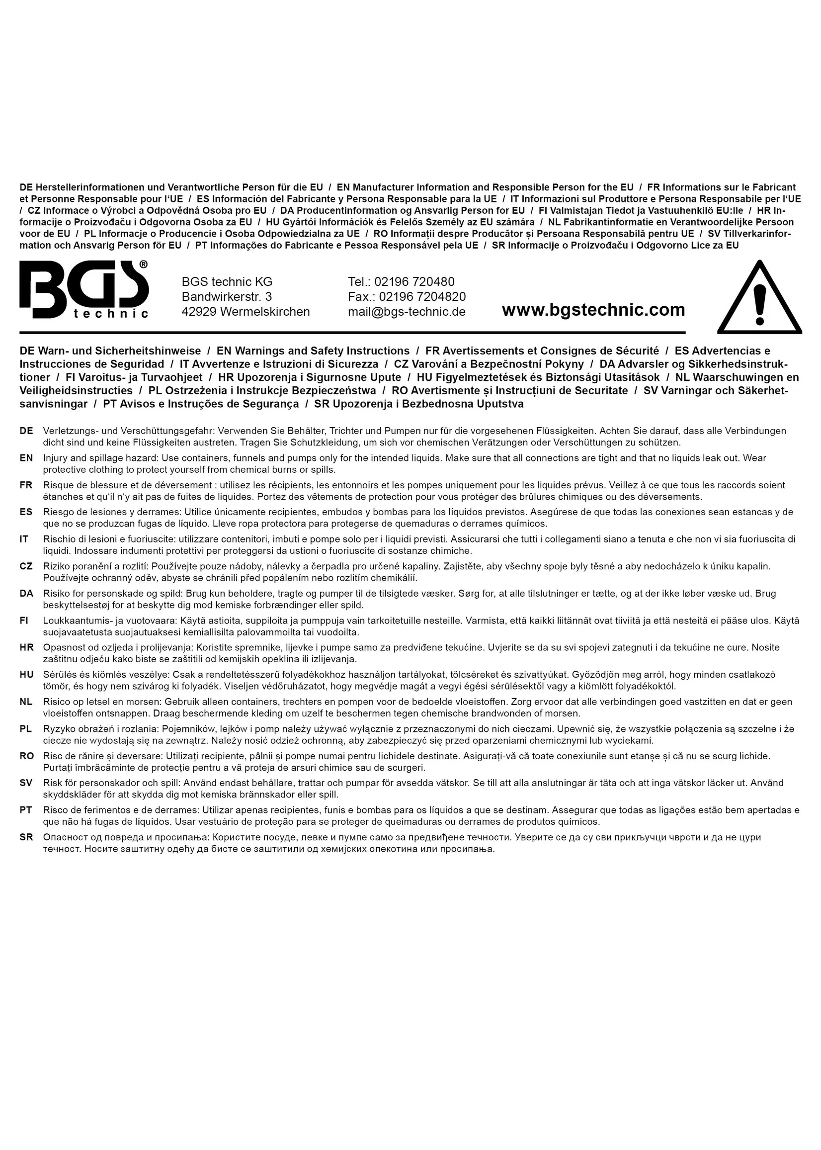 BGS BGS bomba de succión por vacío de 6 litros para extracción manual de aceite y fluidos