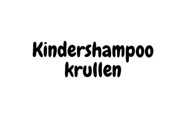 Kindershampoo krullen