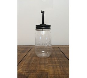 Ecoslay Ecoslay Mason Jar met schenktuit Ecoslay Ecoslay Mason Jar met schenktuit
