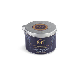 Orli Massage kaars glitter snowberry Orli Massage kaars glitter snowberry