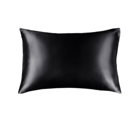 Her Motions Satijnen Kussensloop - Zwart