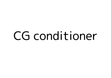 CG conditioner