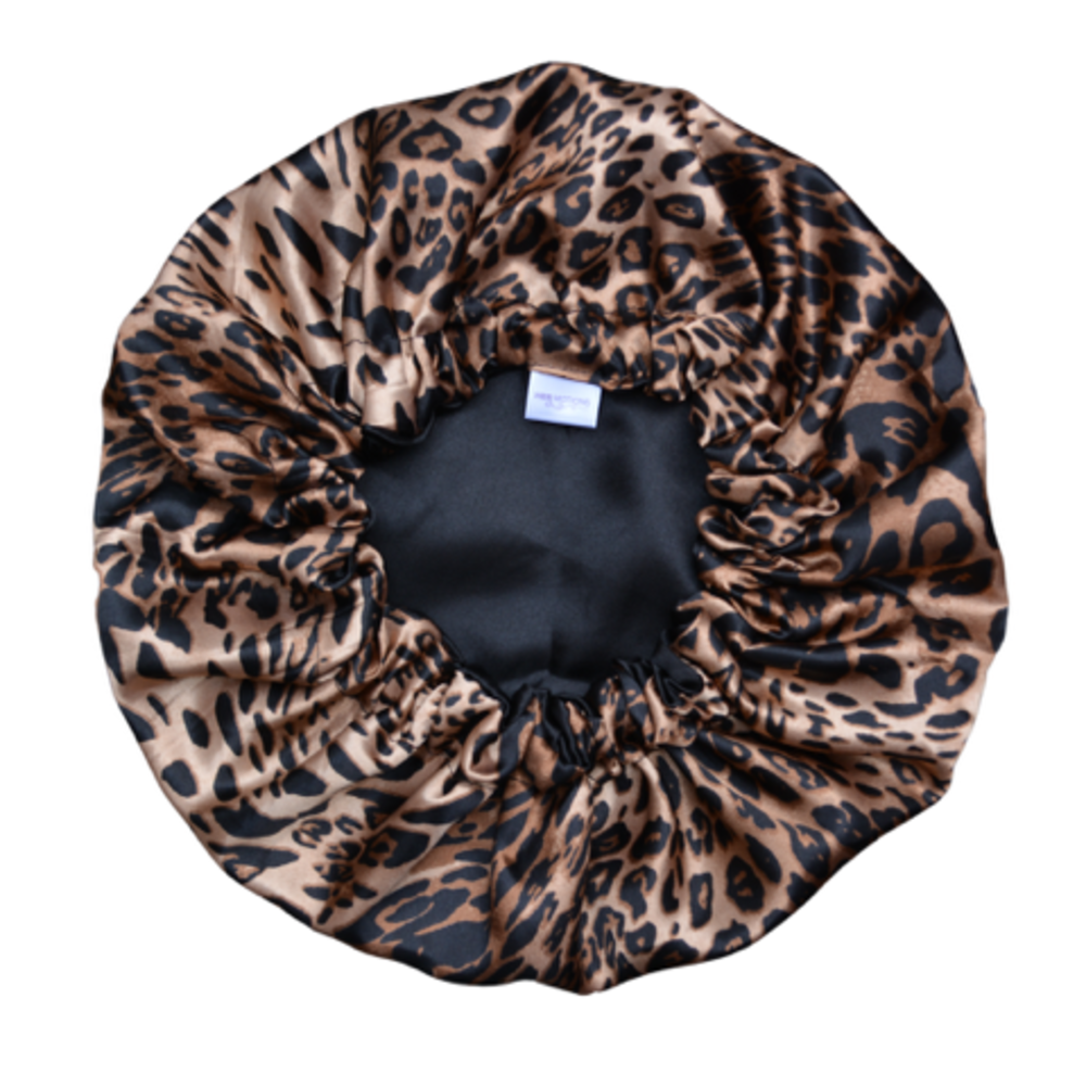 Her Motions Tiger Satijn Slaapmuts/Bonnet Her Motions Tiger Satijn Slaapmuts/Bonnet