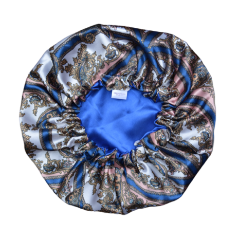 Her Motions Royal Blue Satijn Slaapmuts/Bonnet Her Motions Royal Blue Satijn Slaapmuts/Bonnet
