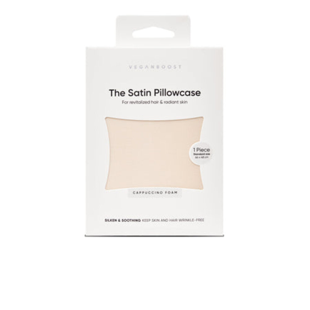 Veganboost Satijnen Kussensloop Cappucino Foam