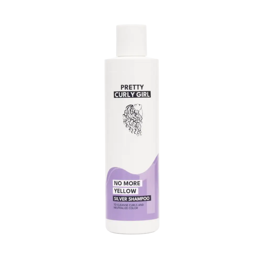 Pretty Curly Girl No More Yellow Silver Shampoo