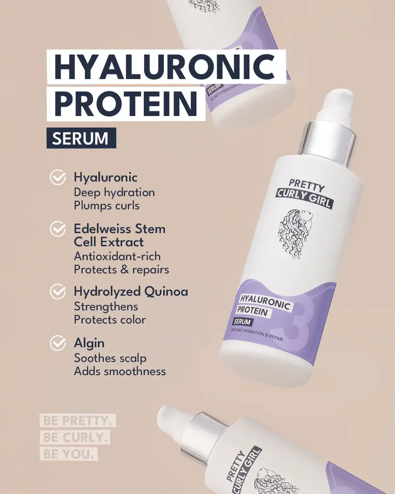 Pretty Curly Girl Hyaluronic Protein Serum Pretty Curly Girl Hyaluronic Protein Serum