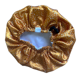 Her Motions Satijnen Slaapmuts/Bonnet - Golden Polka