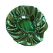 Her Motions Satijnen Slaapmuts/Bonnet - Forest Green