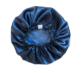 Her Motions Satijnen Slaapmuts/Bonnet - Midnight