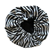 Her Motions Zebra Stripe Satijnen Slaapmuts/Bonnet Her Motions Zebra Stripe Satijnen Slaapmuts/Bonnet
