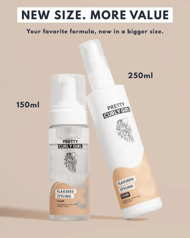 Pretty Curly Girl Flaxseed Styling Foam
