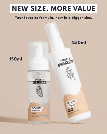 Pretty Curly Girl Flaxseed Styling Foam