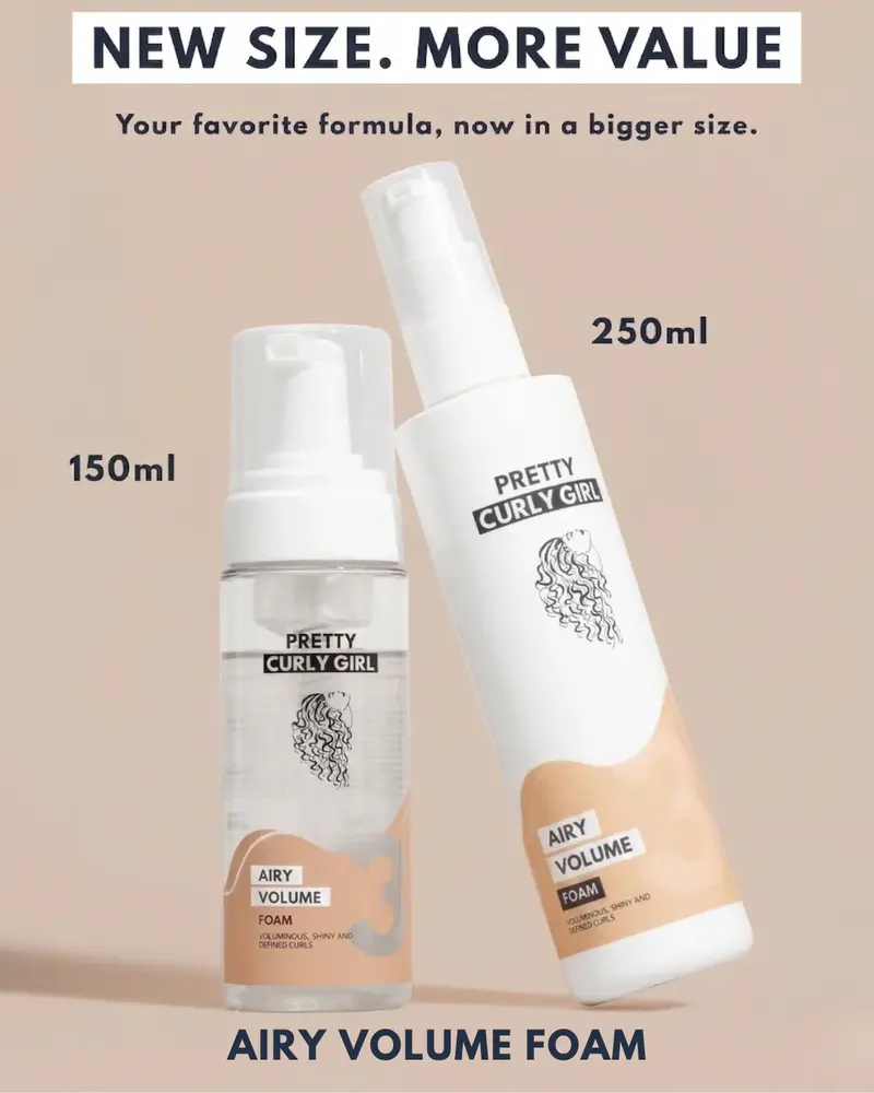 Pretty Curly Girl Airy Volume Foam
