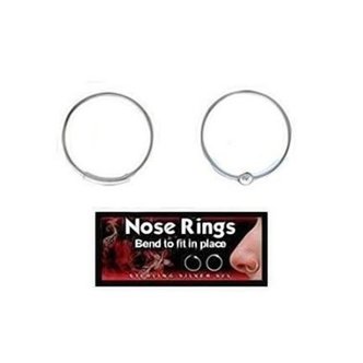 Silver Seamless Nose Ring