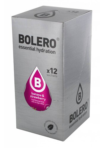  Bolero  Platano y Fresa con Stevia | 12 sobres 