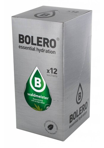  Bolero  Waldmeister 12 sachets with Stevia 